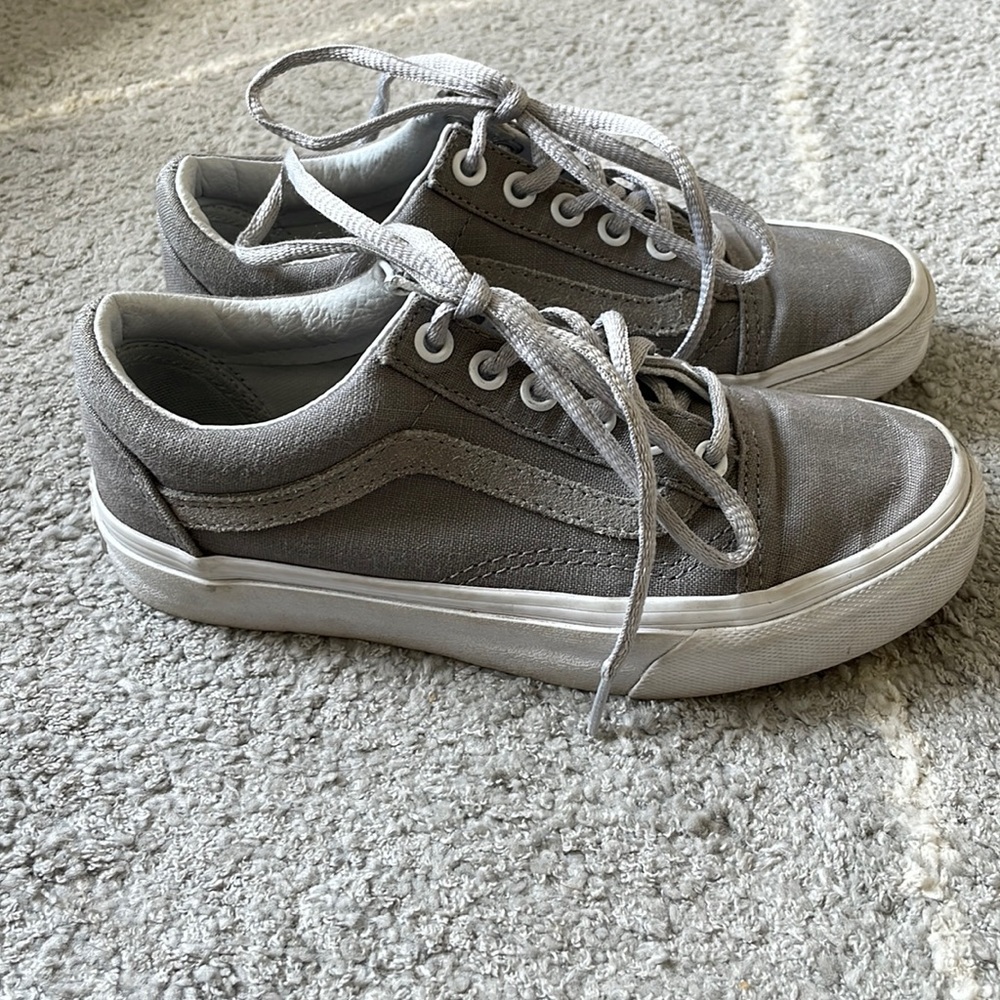Vans Old Skool Sneakers | Monochrome Gray | Women’s 5 / Men’s 3.5 / Child’s 3